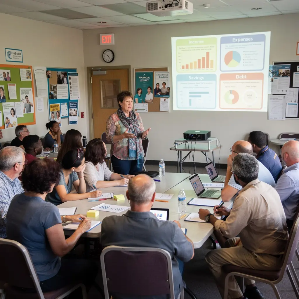 Obrázek knihy o osobních financích s checklistem pro správu peněz.