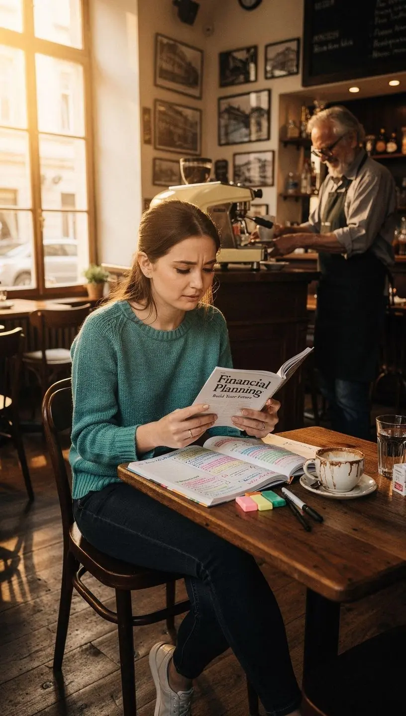 Obrázek různých finančních nástrojů, jako jsou kalkulačka a tužka na papíře.